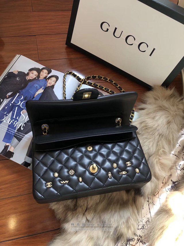 Chanel女包 Chanel 2.55系列 Chanel雙蓋頭女包 香奈兒鏈條單肩包  djc2909